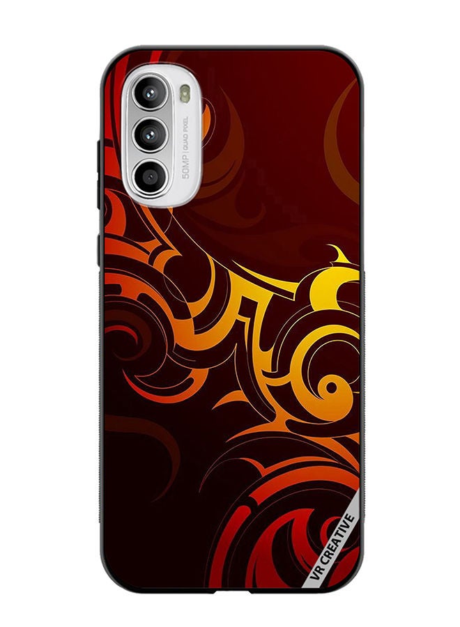 Protective Case Cover For Motorola Moto G82 Superman Tattoo Background Design Multicolour