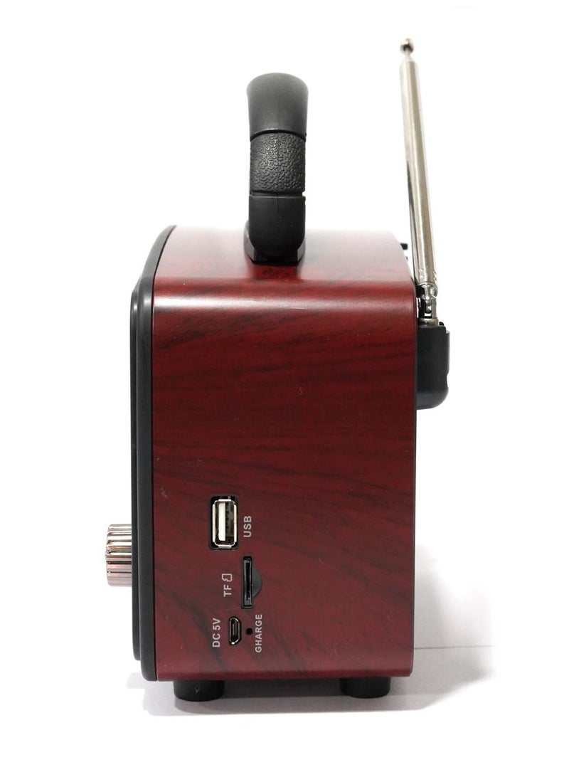 Microdigit Bluetooth Portable Radio MD011R Black With USB Charging Line & Rechargeable Battery - Image 2