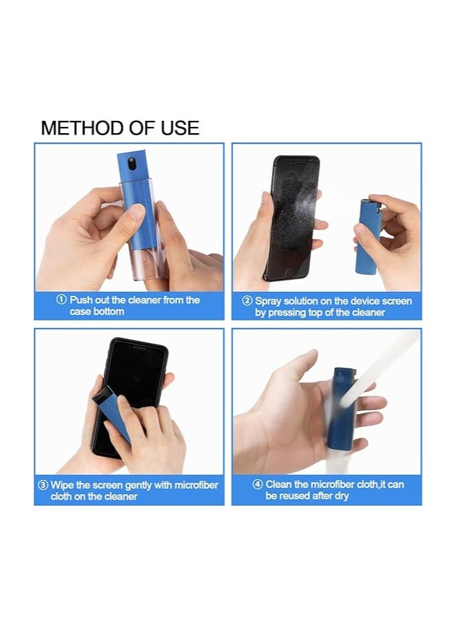 MIRFA Screen Cleaner Mist Spray Kit With Microfiber Cover (Blue)  - Image 4