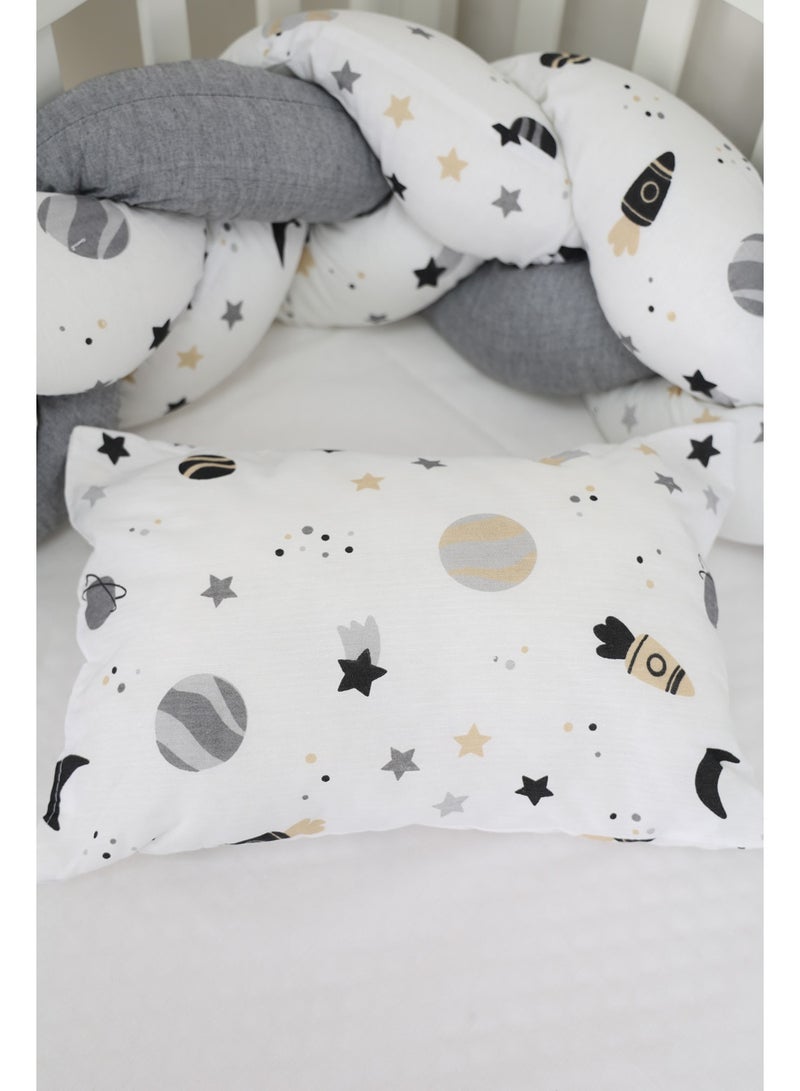 FUN MOMENT 6-Piece Baby Cot Bedspread with Bumpers - Image 4
