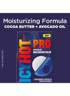 Icy Hot PRO Pain Relief Massaging Balm with Easy-Grip Applicator for Muscles & Joints, Fast-Acting, Moisturizing Formula with Maximum-Strength Menthol & Camphor, 1.25 Oz.  - Image 5