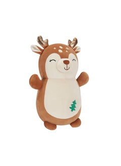 Squishmallows 14 inch Brown Deer w/Tree HugMee , Officially Licensed Kellytoy Plush Toy, Colorful Soft Toy, Gift for Kids, Girls & Boys Washable Squishy Stuff Toy Multicolor All Age  - Image 2