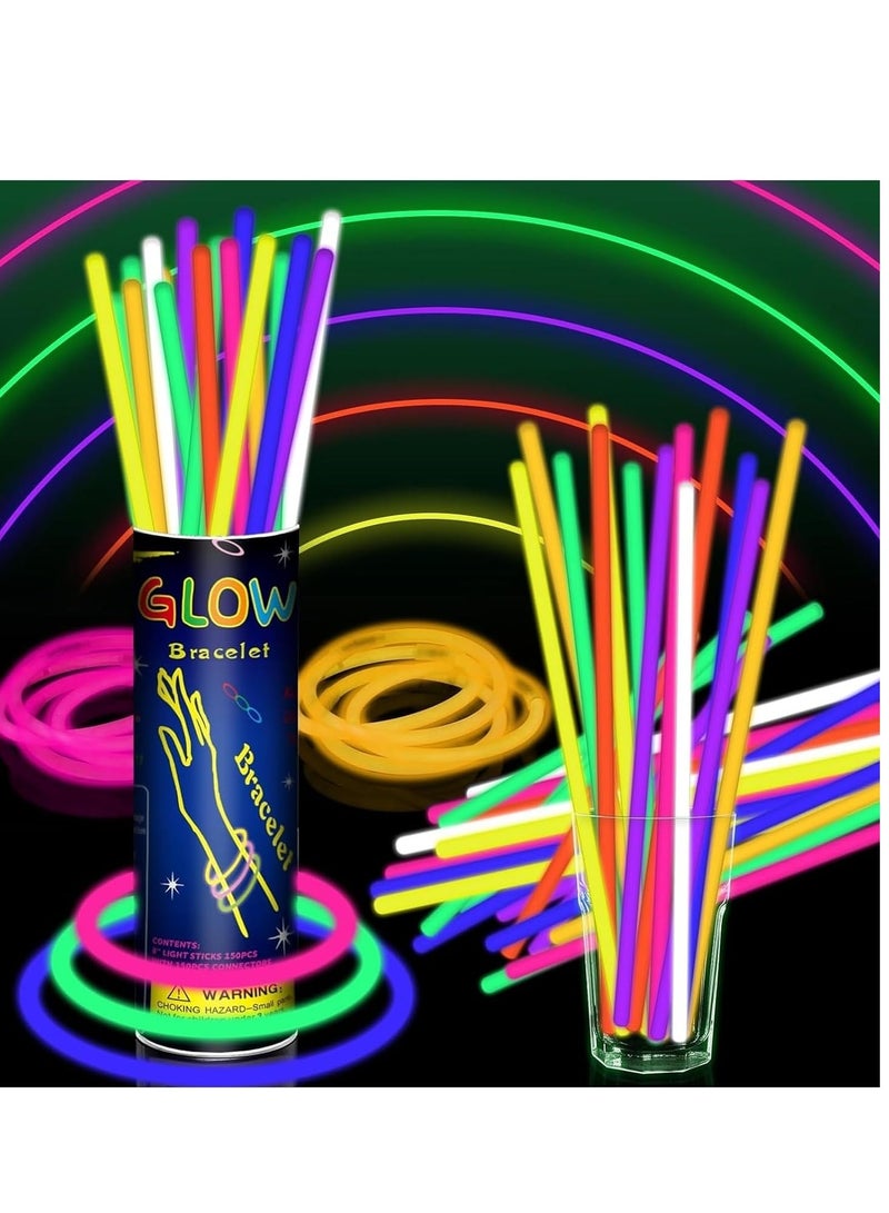 50-piece Light Up Sticks Kit For Glow Necklace Making With Super Bright Connectors Multi Color Party Favors - Image 4