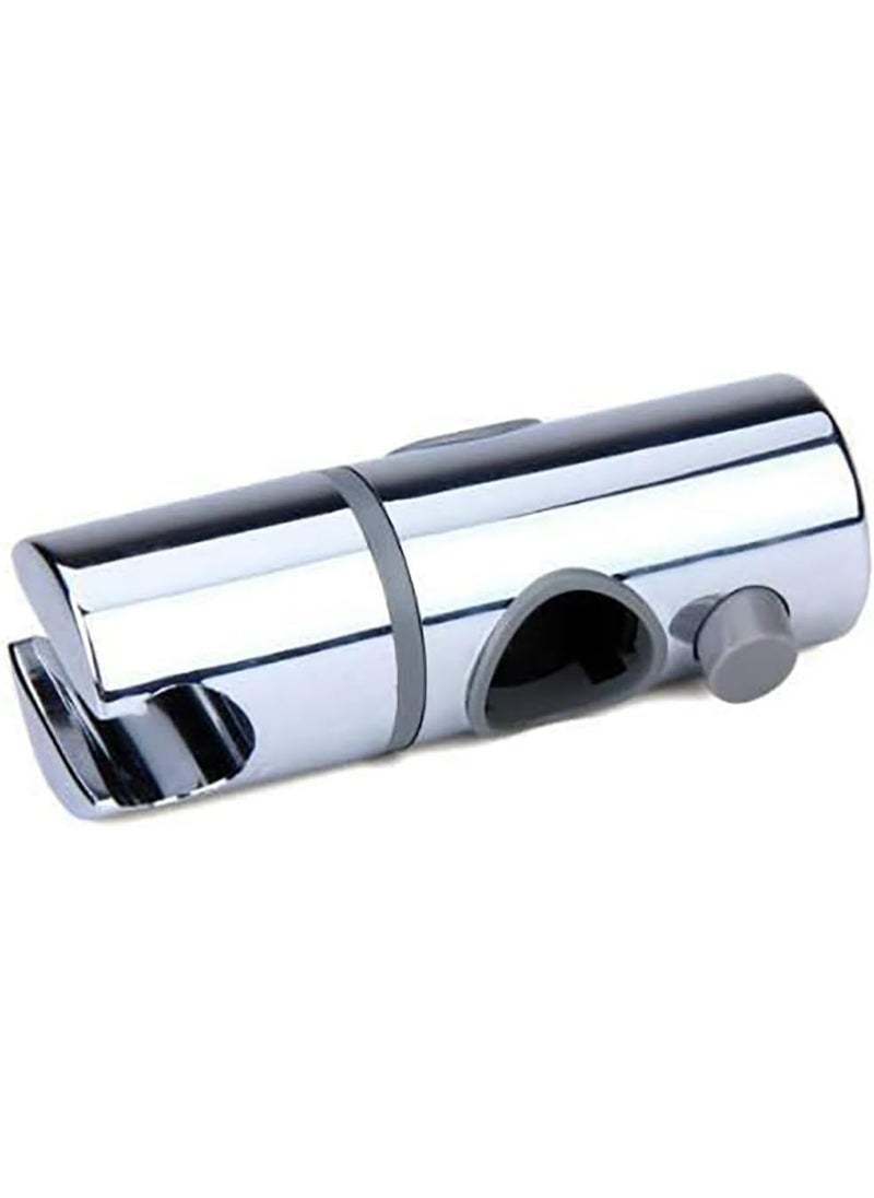 Rubik Shower Head Holder, 25MM Adjustable Rail Slider, 360 Degree Rotation, ABS Chrome Shower Sprayer Mounting Slide Bar Pole Bracket (25mm)  - Image 1