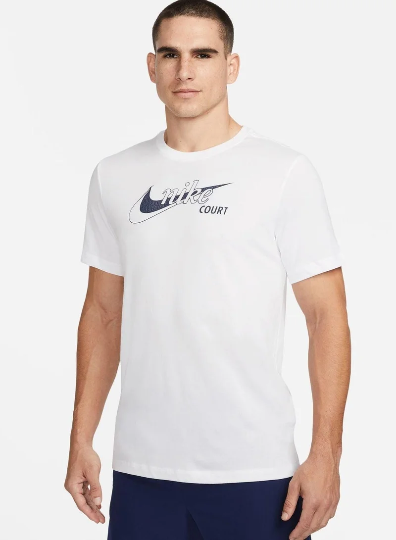 Nike Men's Court Dri-FIT Swoosh Tennis T-Shirt