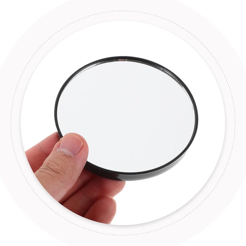 5X Magnifying Makeup Mirror with Suction Cup 4pcs Portable Round Bathroom and Travel Handheld Mirror for Skin Care and Cosmetic Use - Image 4