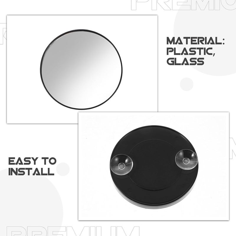 5X Magnifying Makeup Mirror with Suction Cup 4pcs Portable Round Bathroom and Travel Handheld Mirror for Skin Care and Cosmetic Use - Image 3