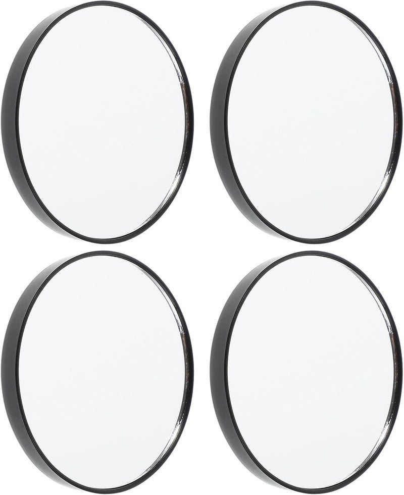 5X Magnifying Makeup Mirror with Suction Cup 4pcs Portable Round Bathroom and Travel Handheld Mirror for Skin Care and Cosmetic Use - Image 1