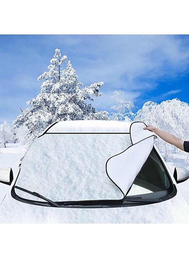 Generic Car Windshield Snow Cover Winter Ice Frost Guard Sunshade Protector  - Image 1