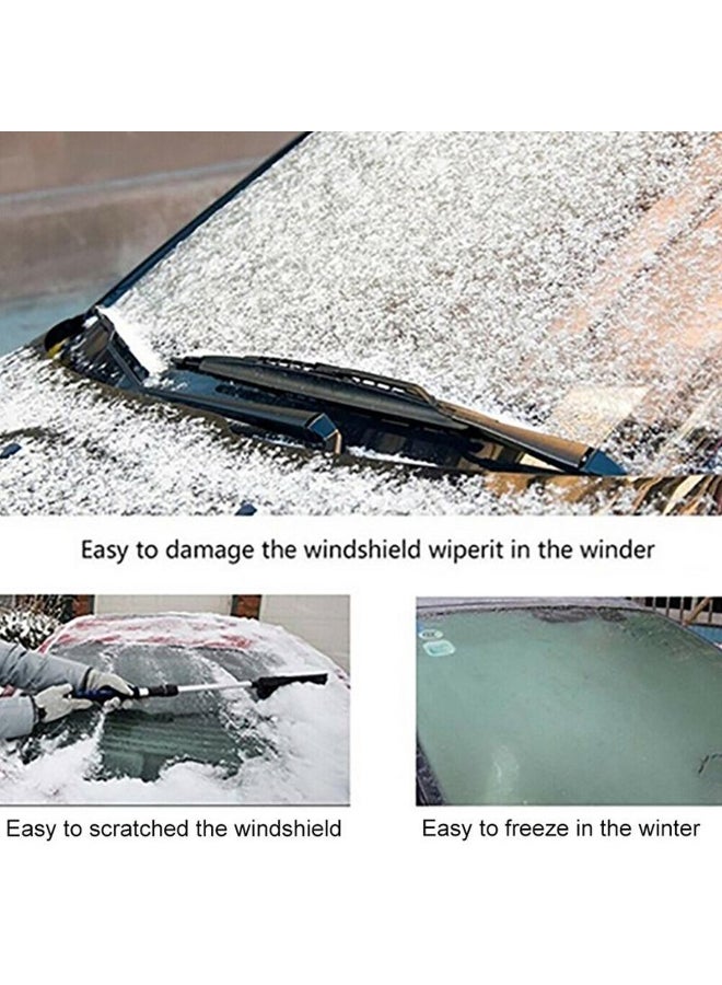 Generic Car Windshield Snow Cover Winter Ice Frost Guard Sunshade Protector  - Image 3