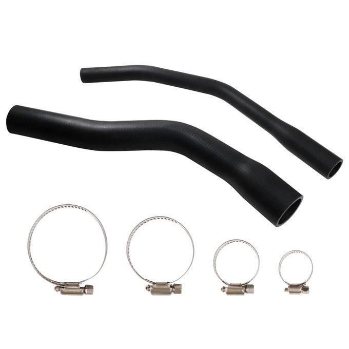 Fuel Filler Vent Hose Kit 52100131Ad 52100132Ab Replacement With Clamps For Jeep Cherokee Xj 19972001 Black
