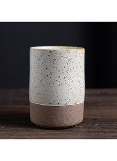 NIBEMINENT Retro Creative Coarse Pottery Coffee Mug Niche Design Ceramic Kiln Tea Cup 200ml  - Image 1