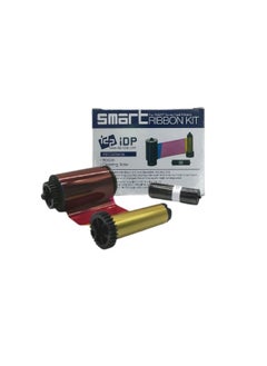 IDP Smart-30 & 50 series plastic card printer ribbon by IDP - YMCKO full-color, ribbon with cleaning roller, 250 cards/roll (659083)  - Image 1
