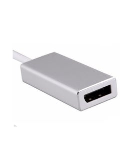 Generic TypeC To DisplayPortI HD Video Cable Macbook USB3.1 To DP Screen Converter 4K-Color:Silver  - Image 4