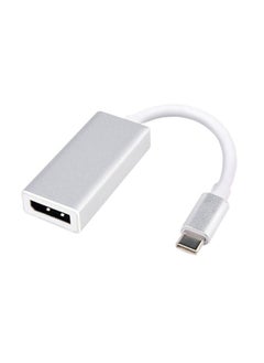 Generic TypeC To DisplayPortI HD Video Cable Macbook USB3.1 To DP Screen Converter 4K-Color:Silver  - Image 2