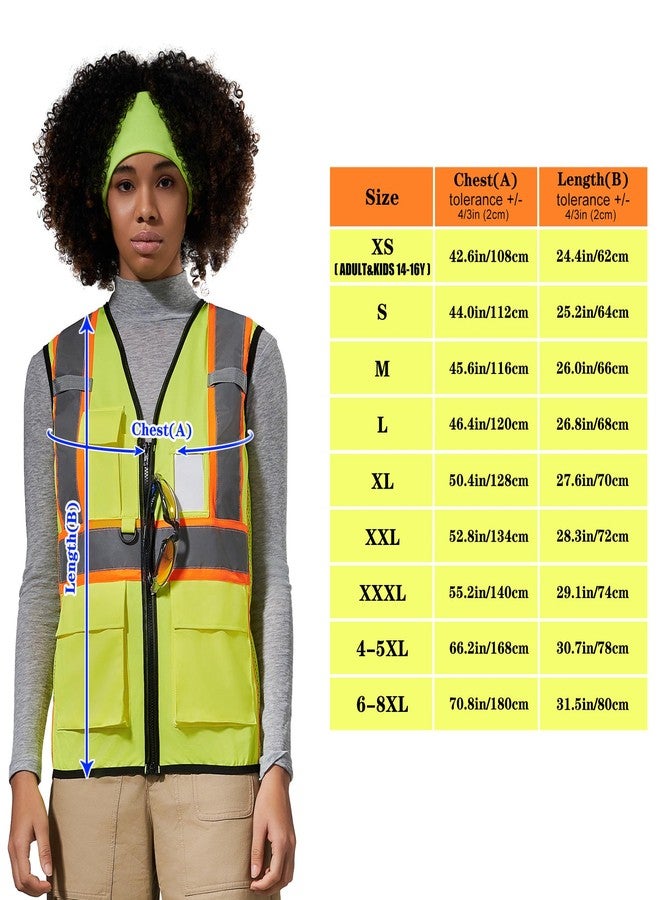 AYKRM yellow high vis safety vest for women - Image 5