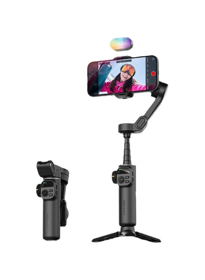 Okawa Aochuan [National Subsidy] X2 Smartphone Stabilizer, Three-Axis Handheld Gimbal, Anti-Shake, Face Tracking Filming, Dance, Travel, Vlog, Selfie Stick, Multifunctional, Black - Image 3