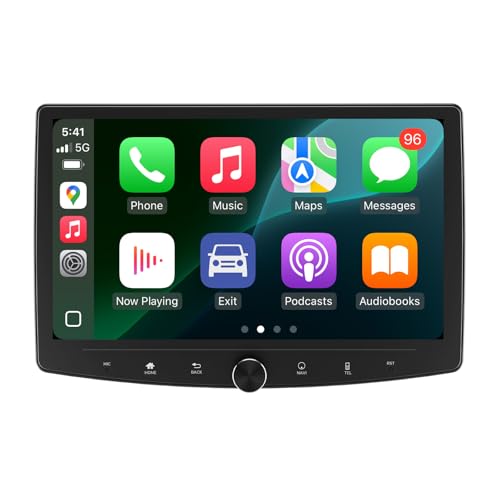 Eonon 6GB+64GB Double Din Car Stereo, 10.1 Inch Wireless CarPlay Android Auto Car Audio Receiver, Android 13 Touchscreen Navigation, Bluetooth, Backup Camera, 4G LTE, DSP -UX7SK-PLUS - Image 1