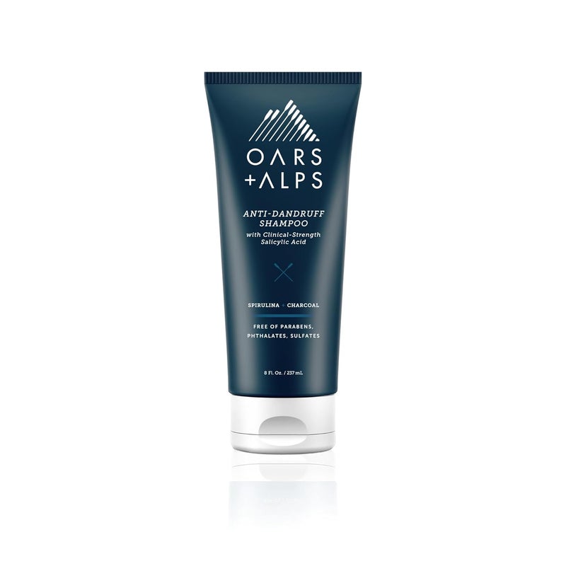 Oars  Alps AntiDandruff Shampoo with 2 Salicylic Acid Made with Spirulina Charcoal  Green Algae Extract 8 Fl Oz