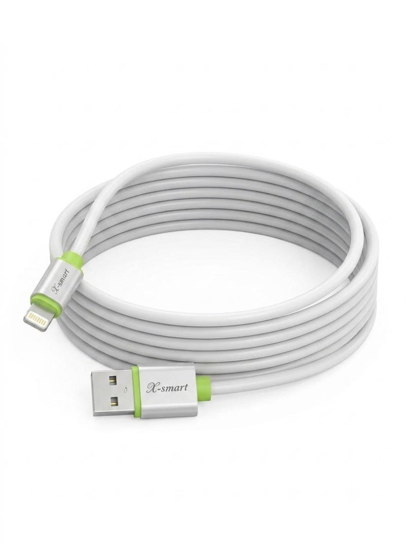 X SMART X-smart Lighting Speed Series USB to Lightning Cable, 2 Meter, White - Image 3