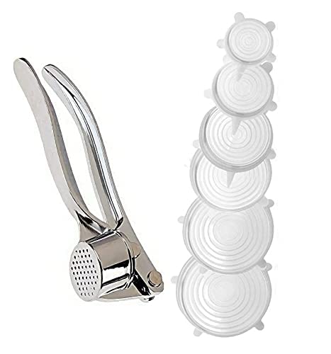 KIDINGTON Steel Garlic Press Ginger Mincer Kitchen Equipment Utensil Gadget - Image 5