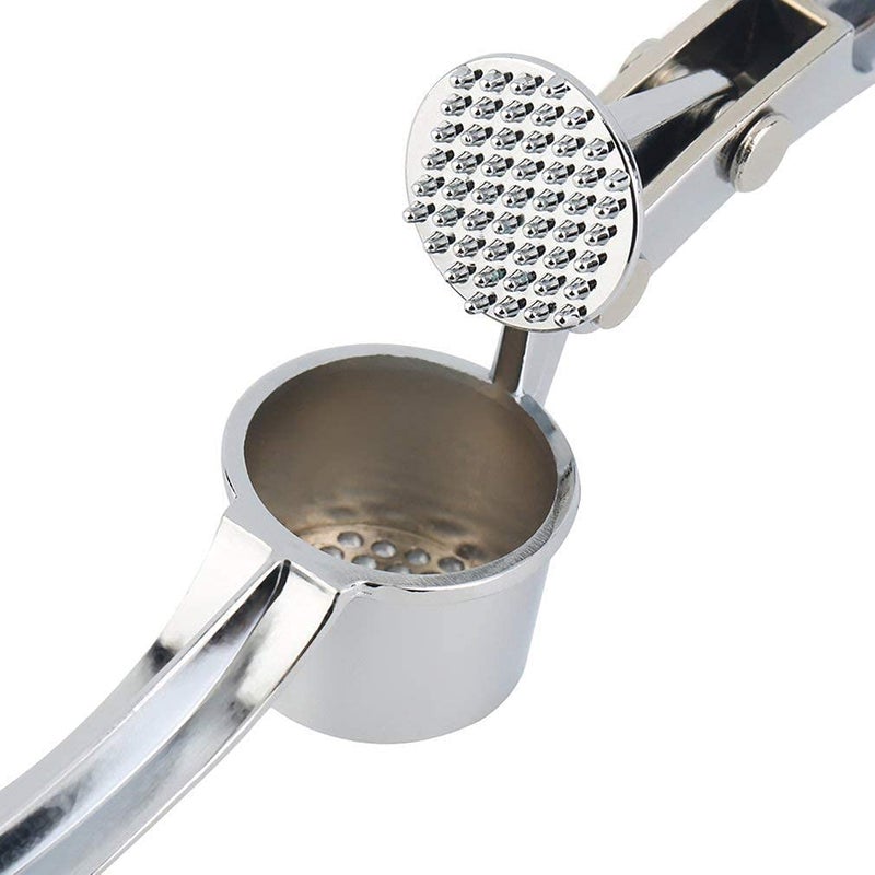 KIDINGTON Steel Garlic Press Ginger Mincer Kitchen Equipment Utensil Gadget - Image 3