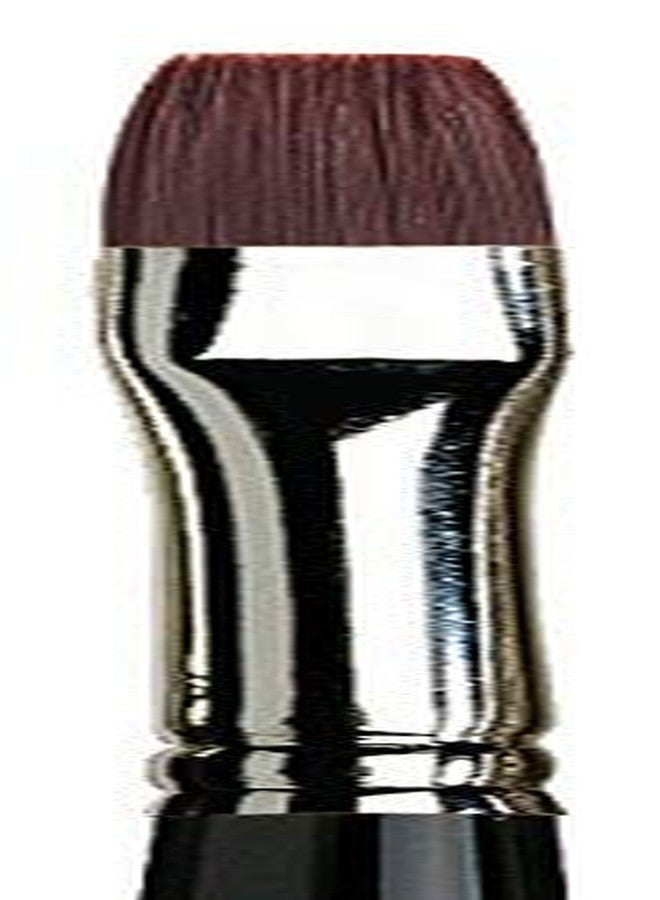 da Vinci Oil & Acrylic Series 7185K Top Acryl Paint Brush, Flat Red/Brown Synthetic with Short Handle, Size 6 - Image 2