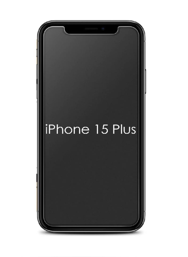 DUSALA Matte Ceramic Screen Protector for iPhone 15 Plus, 1 Pack, Matte, Anti-Spy, Full Adhesive, Flexible, [Not Glass], Full Adhesive Anti-Spy Flexible Case (iPhone 15 Plus) - Image 1