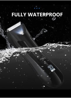 infino Electric Hair Clipper, Full Body Trimmer, Waterproof Shaver with Stainless Steel Blades, IPX5 Washable, Suitable for Adults, Rubber Black, with Sensitive Area Support  - Image 4