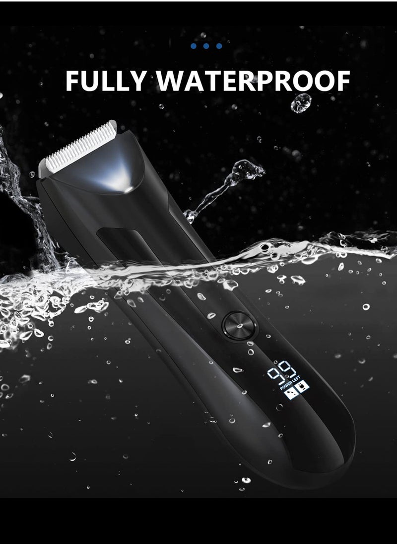 infino Electric Hair Clipper, Full Body Trimmer, Waterproof Shaver with Stainless Steel Blades, IPX5 Washable, Suitable for Adults, Rubber Black, with Sensitive Area Support  - Image 4