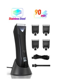 infino Electric Hair Clipper, Full Body Trimmer, Waterproof Shaver with Stainless Steel Blades, IPX5 Washable, Suitable for Adults, Rubber Black, with Sensitive Area Support  - Image 1