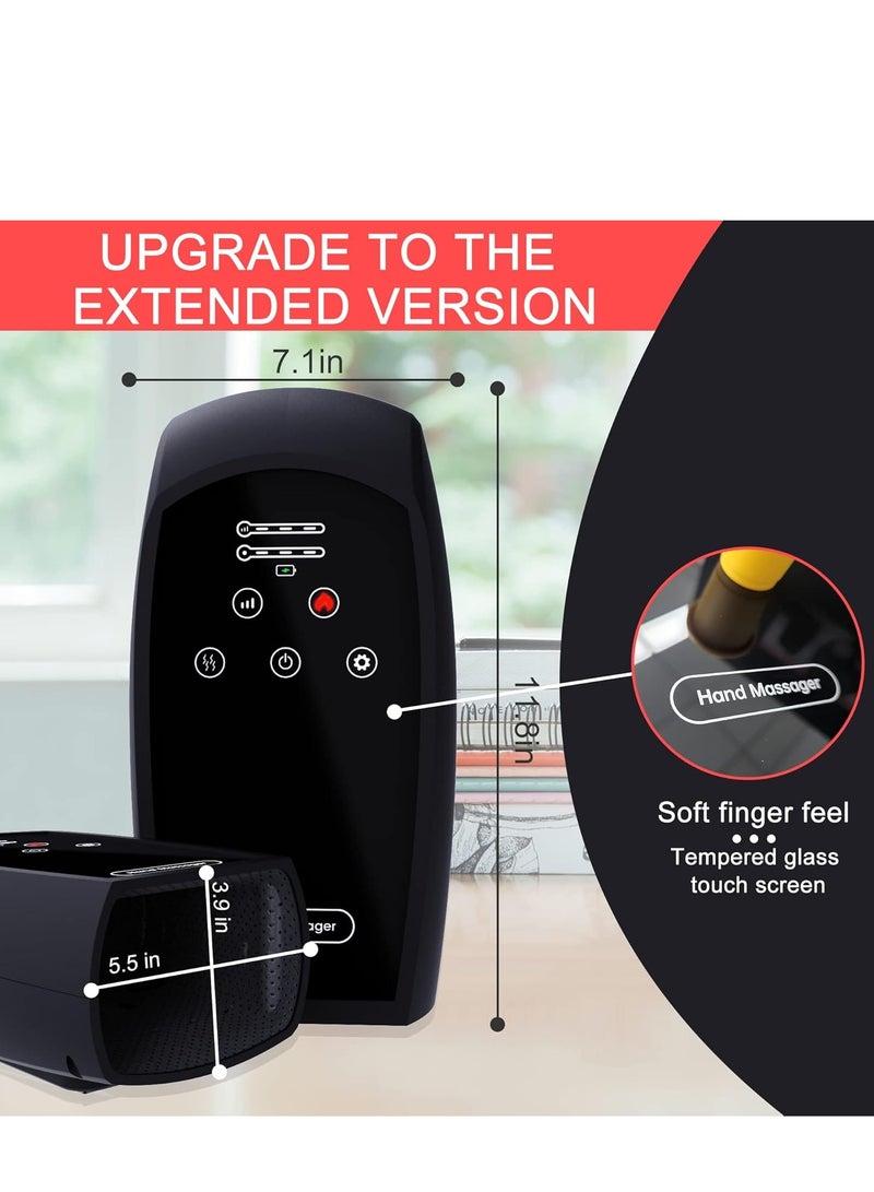 Generic hand massager with heat, gifts for mum, dad, gifts for teenage girls trendy stuff  black  - Image 4