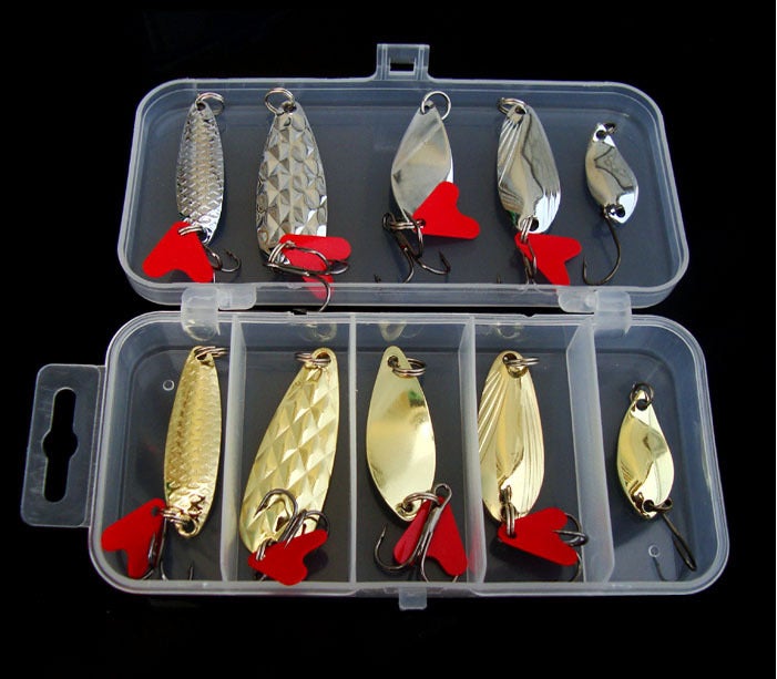Classic Luya Bait Set Freshwater Seawater False Bait Cushion Sequin Soft Bait Wholesale Thunderfrog Mino Fish Bait(11 pieces of Paragraph A) - Image 3