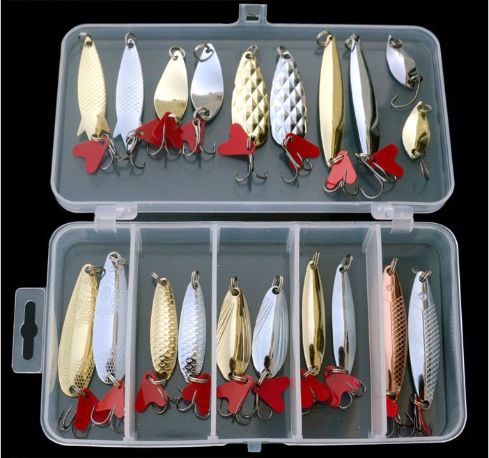 Classic Luya Bait Set Freshwater Seawater False Bait Cushion Sequin Soft Bait Wholesale Thunderfrog Mino Fish Bait(11 pieces of Paragraph A) - Image 5
