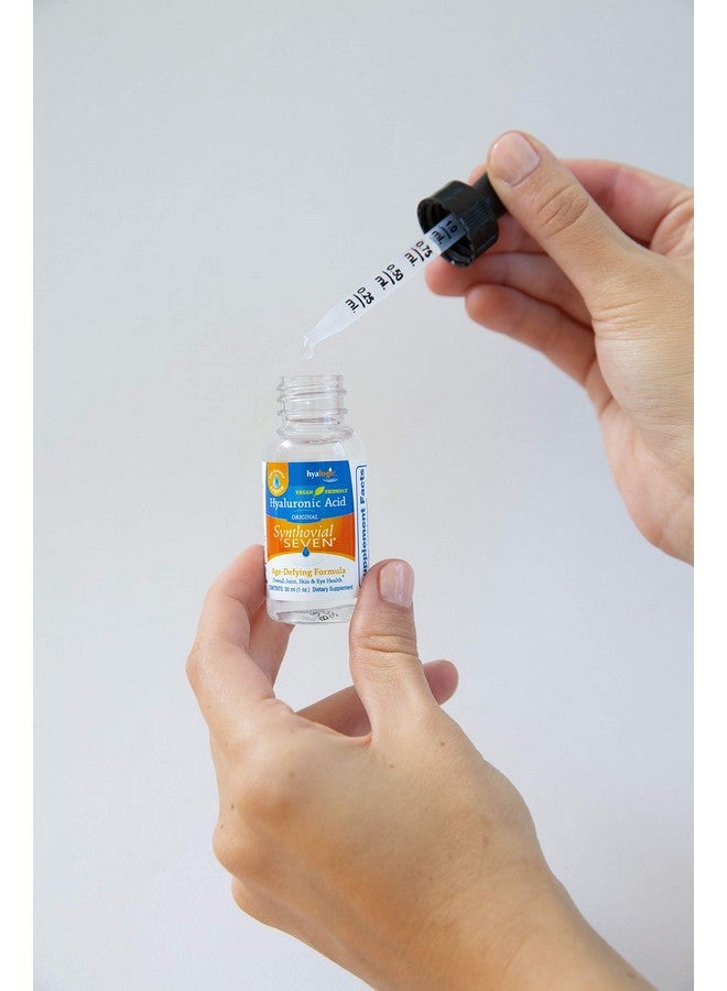 Hyalogic Synthovial Seven Hyaluronic Acid Liquid - HA Joint Support - Vegan - 1 oz - Image 5