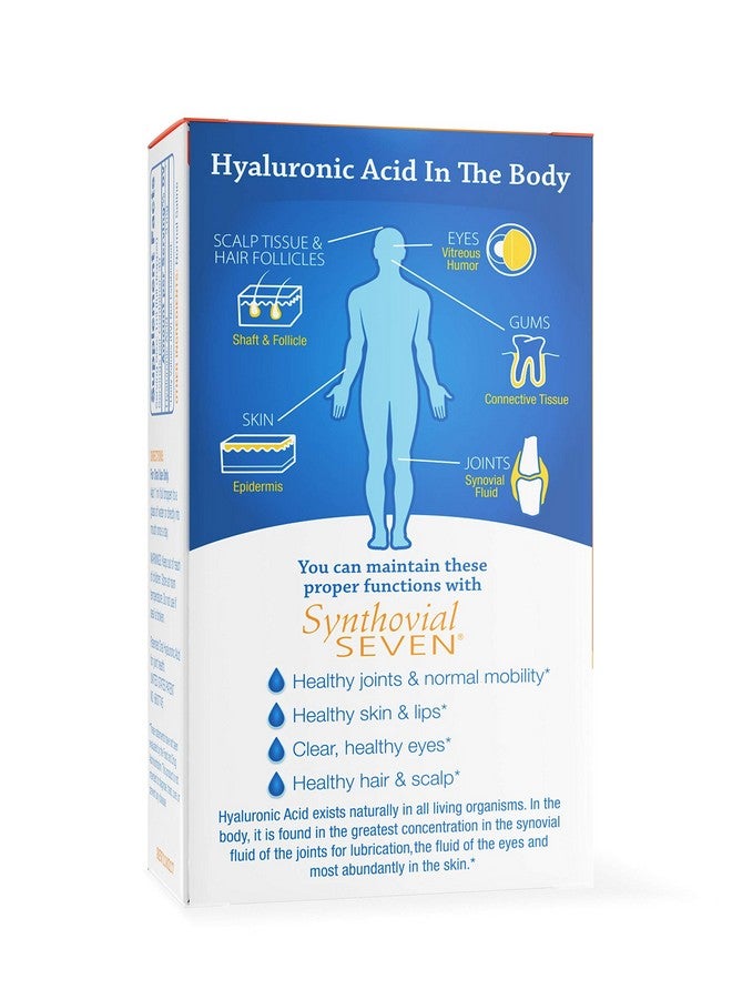 Hyalogic Synthovial Seven Hyaluronic Acid Liquid - HA Joint Support - Vegan - 1 oz - Image 2