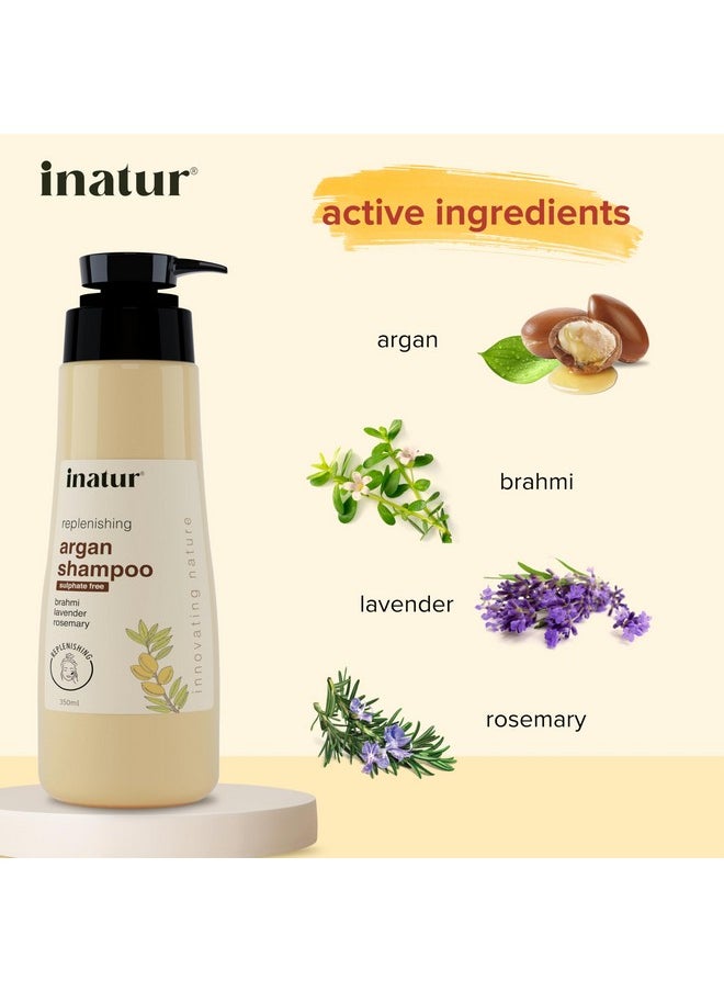 INATUR Argan Combo (Argan Shampoo 350 Ml + Argan Conditiner 200 Ml)  - Image 4