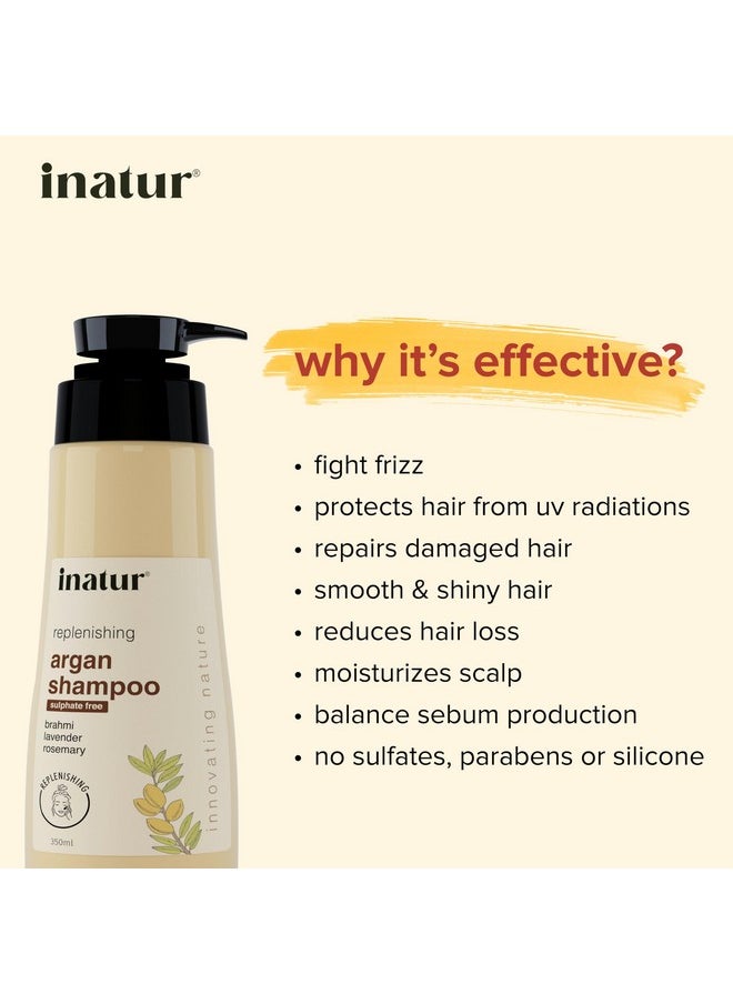 INATUR Argan Combo (Argan Shampoo 350 Ml + Argan Conditiner 200 Ml)  - Image 5