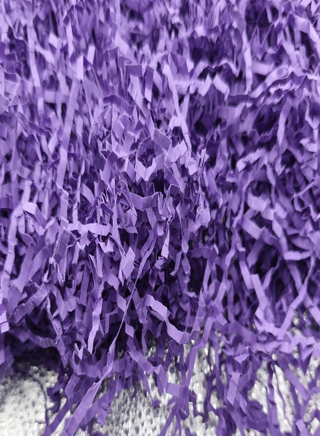 Clonynix 1 LB Crinkle Cut Paper for Gift Baskets, Perfect Shred Filler for Easter Christmas Wedding Birthday Bridesmaid Engagement Craft Gift Boxes Bags Basket Filler Decoration(Purple - Image 2