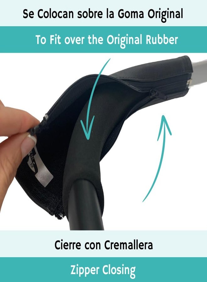 PROTEC TIF Bugaboo Donkey Leatherette Handlebar Covers (Does Not Replace Rubber) - Image 4