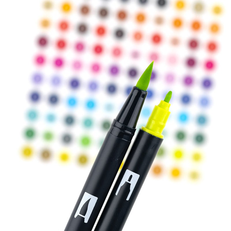 Tombow 56185 Dual Brush Pen Art Markers, Bright, 10-Pack. Blendable, Brush and Fine Tip Markers - Image 4