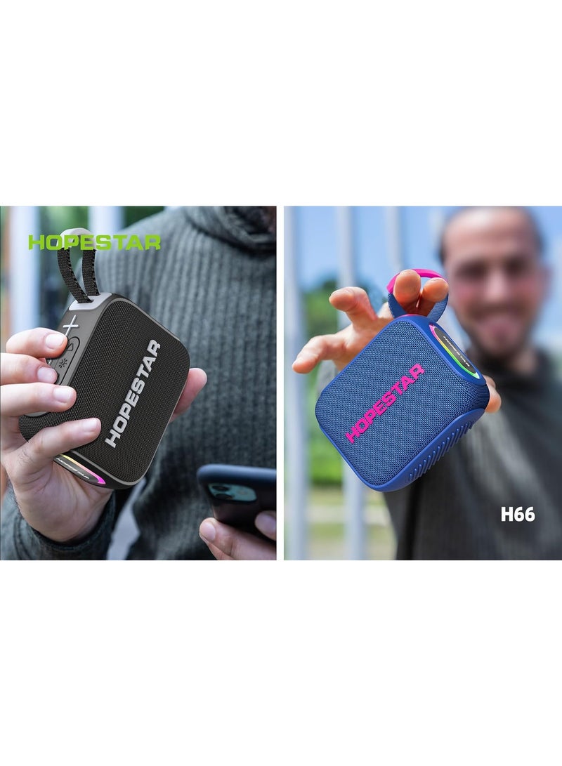 HOPESTAR Wireless 10W Mini Portable Bluetooth Speaker – IPX7 Waterproof Outdoor Speaker with Deep Bass, Long Battery Life, Rugged Shockproof Design, Compact Hopestar Series Travel Speaker for Beach, Camping, Home, Shower & Sports Use - Image 5