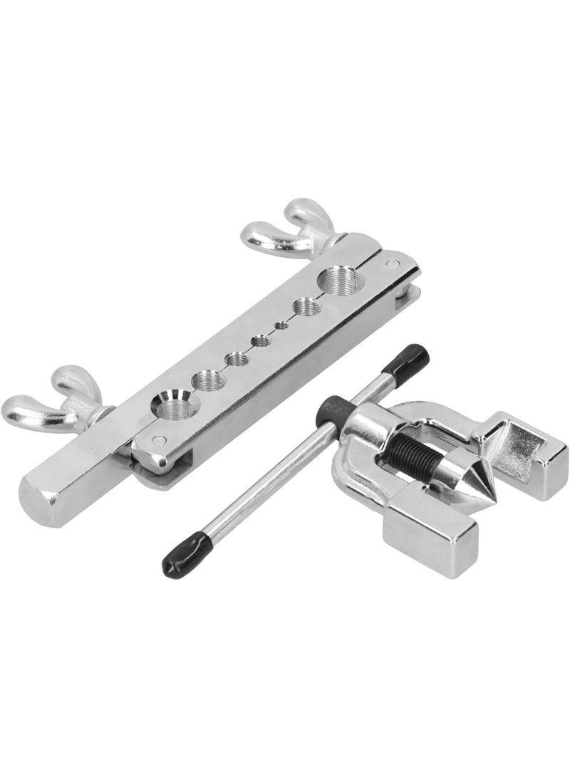 SOLARAE Wostore Flaring Tool Set, Flaring Tool Set, Tubing Pipe 7 Dies of 3/16-5/8 Inch kit in HVAC for plumbing Copper, Building Industrial Aluminum Pipes for Reaming - Image 3