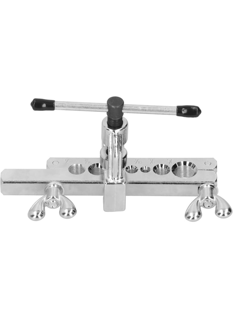 SOLARAE Wostore Flaring Tool Set, Flaring Tool Set, Tubing Pipe 7 Dies of 3/16-5/8 Inch kit in HVAC for plumbing Copper, Building Industrial Aluminum Pipes for Reaming - Image 1