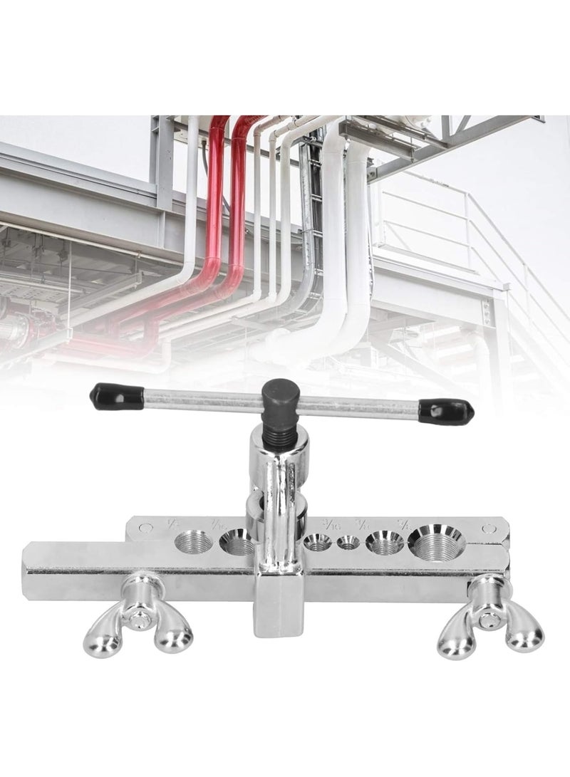 SOLARAE Wostore Flaring Tool Set, Flaring Tool Set, Tubing Pipe 7 Dies of 3/16-5/8 Inch kit in HVAC for plumbing Copper, Building Industrial Aluminum Pipes for Reaming - Image 5