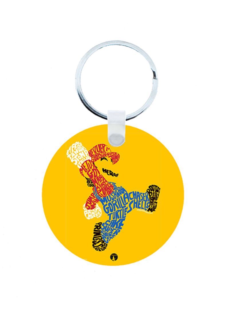 RKN Super Mario Wooden Keychain