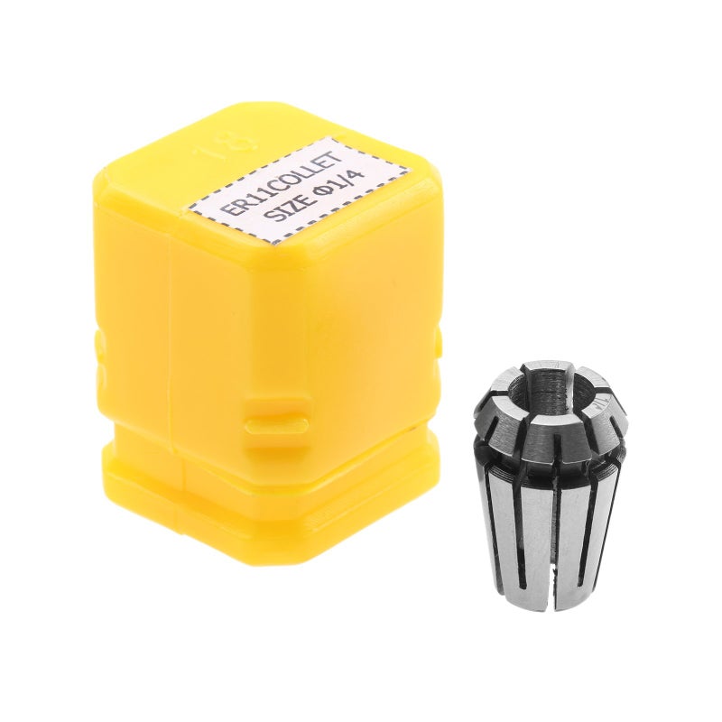 Hicello ER11 Collet Chuck 1/4in for CNC Milling Chuck Lathe Tool Holder Engraving Machine Spindle Motor Spring Collet - Image 1