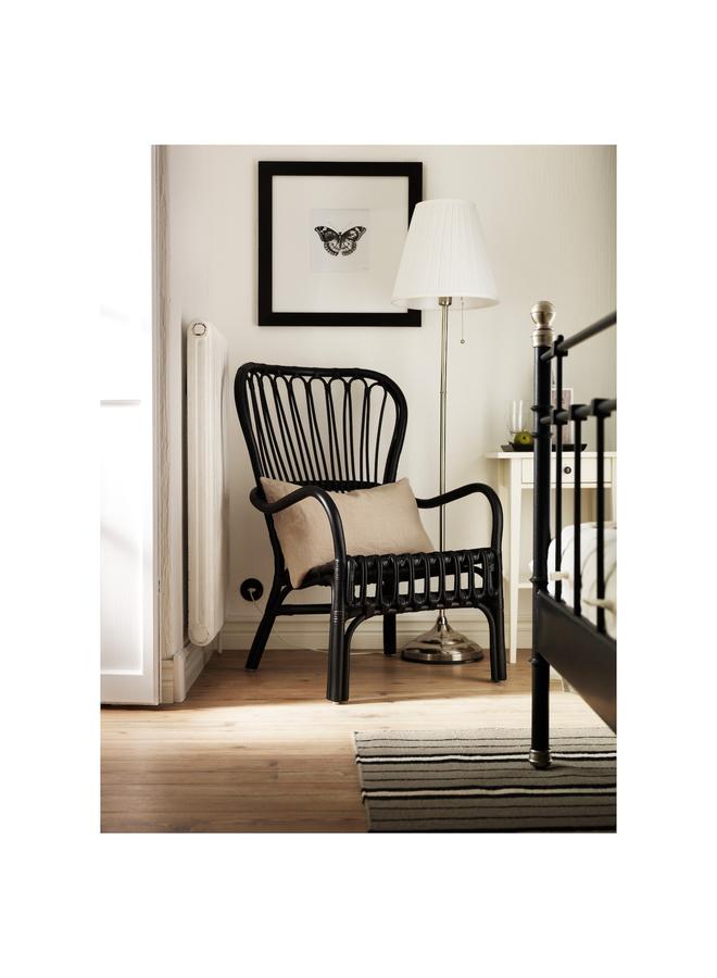 زبون مصباح أرضي مطلي بالنيكل/أبيض - Image 4