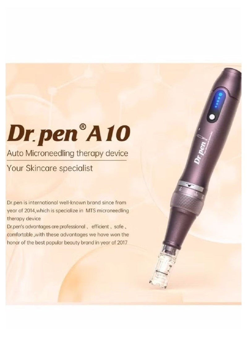 دي آر. بن قلم ديرما الكهربائي اللاسلكي من Dr.pen A10 مع خرطوشتين بديلتين - Image 5