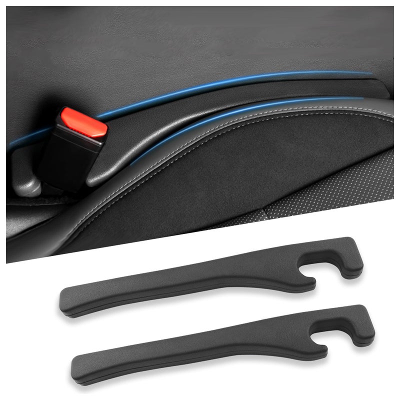 Stacool New Car Seat Gap Filler 2 Pack,Flexible Seat Gap Filler Strip to Avoid Dropping Items,Universal in Between Car Seats Catcher/Console Catcher for Cars Accessories Interior - Image 1